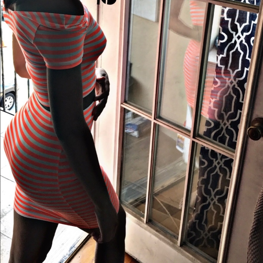 2 Piece Crop Top & mini Pencil Skirt